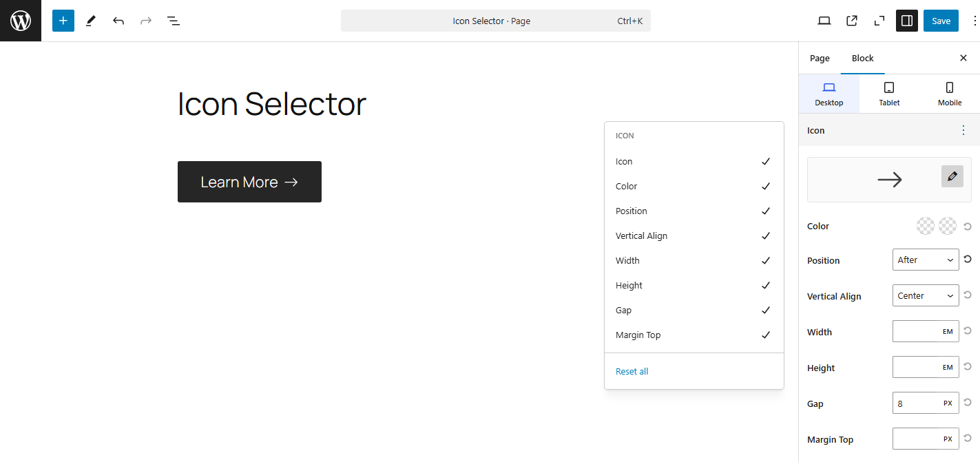 block-extension-icon-selector-screenshot Block Extension Icon Selector Screenshot