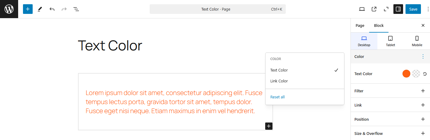 block-extension-text-color-screenshot Block Extension Text Color Screenshot
